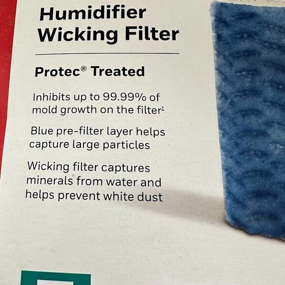 Honeywell HFT600 Replacement Wicking Humidifier Filter, T Filter, White, 1ct - Picture 4 of 6